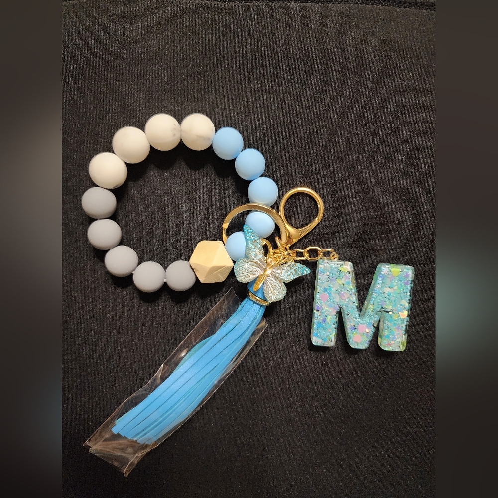 Initial M keychain
